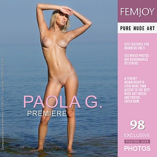 Premiere : Paola G from FemJoy, 06 Aug 2012